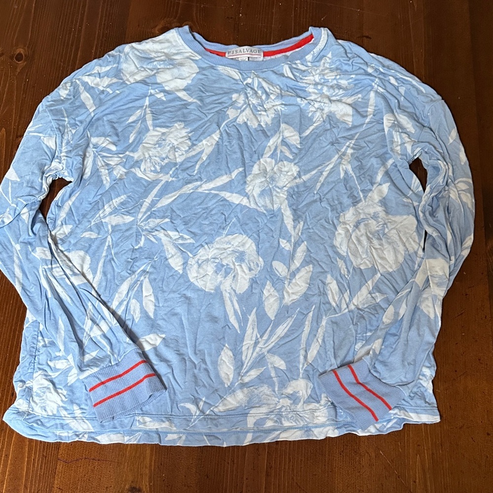 Pj salvage Blue Floral Pajama Set - Picture 3 of 10